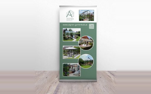 Roll-up für Aigner Gartenkult