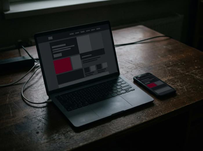 Website auf mehreren Geräten
