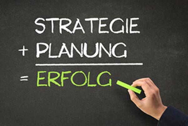 Strategie + Planung = Erfolg