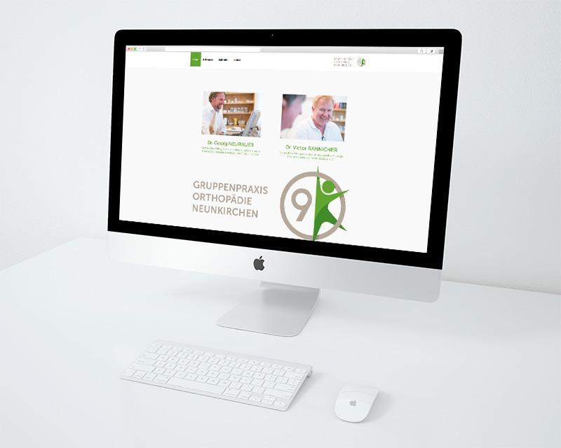 Webdesign TAURO Werbegrafik Orthos Gruppenorthopädie